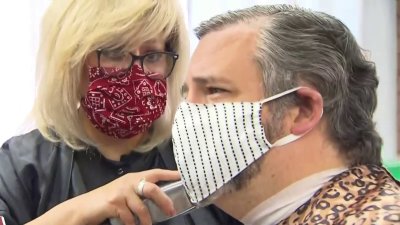 Ted Cruz se corta el pelo en polémico salón cuya dueña terminó tras las rejas