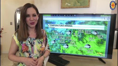 Temperaturas en el rango alto de los 98˚F hoy