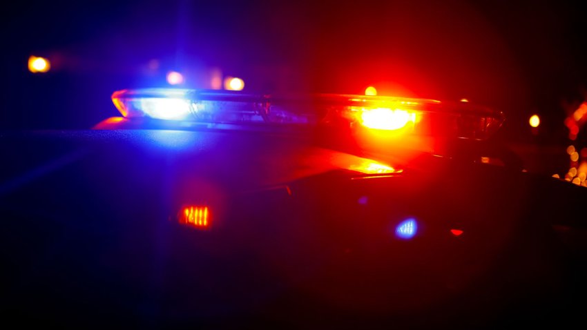 Police Lights Night