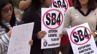 Protestan contra SB4 en Austin