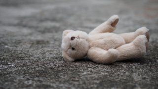 Peluche abandonado