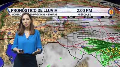 Cielo nublado con vientos y temperatura cálida de 72°F