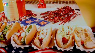 a selection of hot dogs