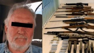 Armas decomisadas a líder del grupo criminal La Línea