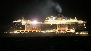 Crucero detenido en Cozumel