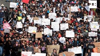 universitarios protestan por asesinatos