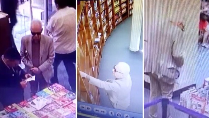 Embajador es captado supuestamente robando un libro