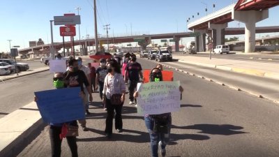 Exigen liberación de abogada mediante protesta en Ciudad Juárez