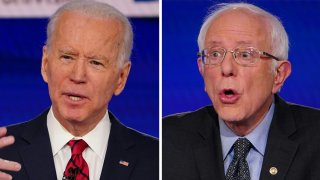 Biden y Sanders