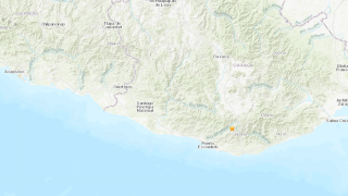 Registran un sismo de 4.9 en el estado de Oaxaca.