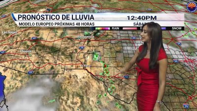Esta noche de viernes bajo cielo en su mayoría nublado con viento de 10-25 mph y 20% de probabilidades de tormentas aisladas.