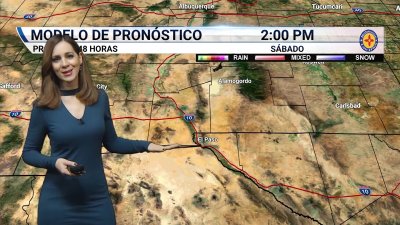 Tiempo estable en El Paso con temperatura máxima de 61°F con cielo soleado