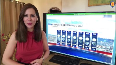 Jueves mayormente soleado con máxima de 104°F