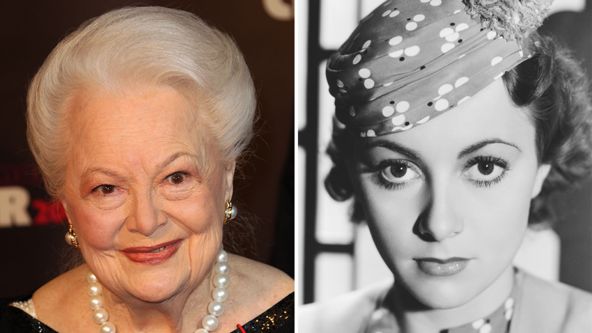 En la foto, la actriz Olivia de Havilland.