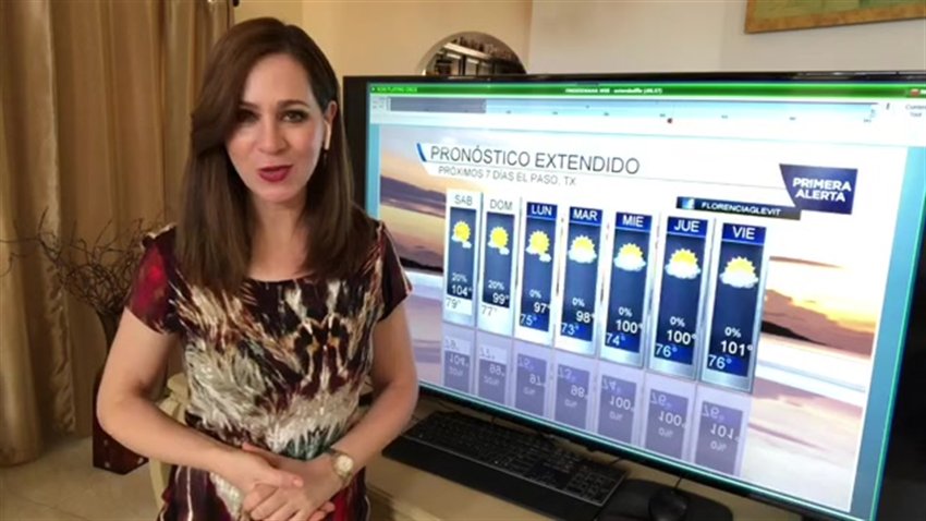 Comenzamos semana con temperatura de 97°F