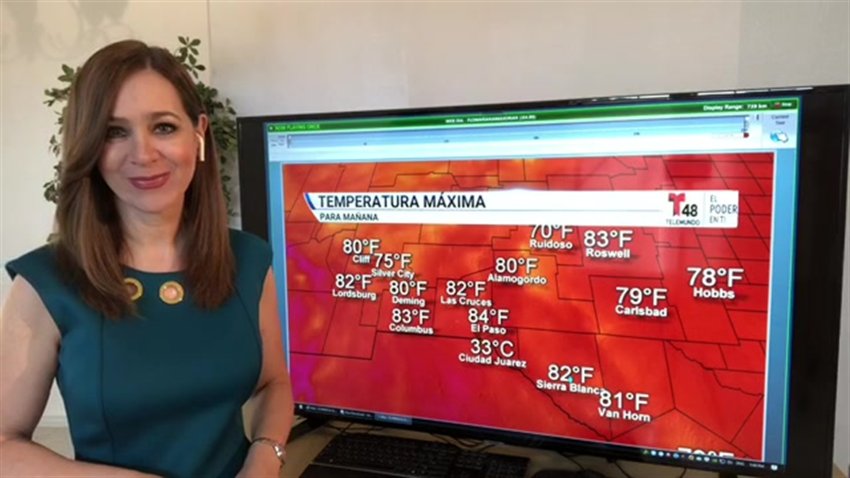 Noche fresca con temperatura de  55°F