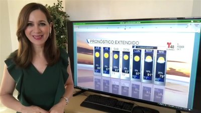 Miércoles soleado con temperatura de 95°F