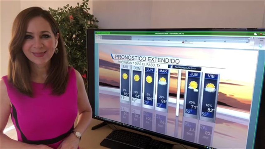Fin de semana soleado con temperaturas en los medios 90