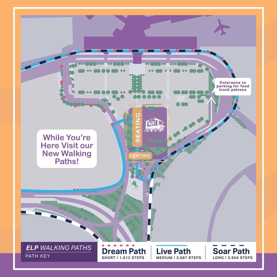 El Aeropuerto Internacional de El Paso invita a la comunidad al evento "food trucks on the fly" el cual contará con distintos camiones de comida durante el mes de septiembre.