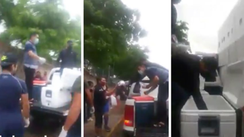 A nombre del hijo del “Chapo Guzmán” entregan despensas en Sinaloa