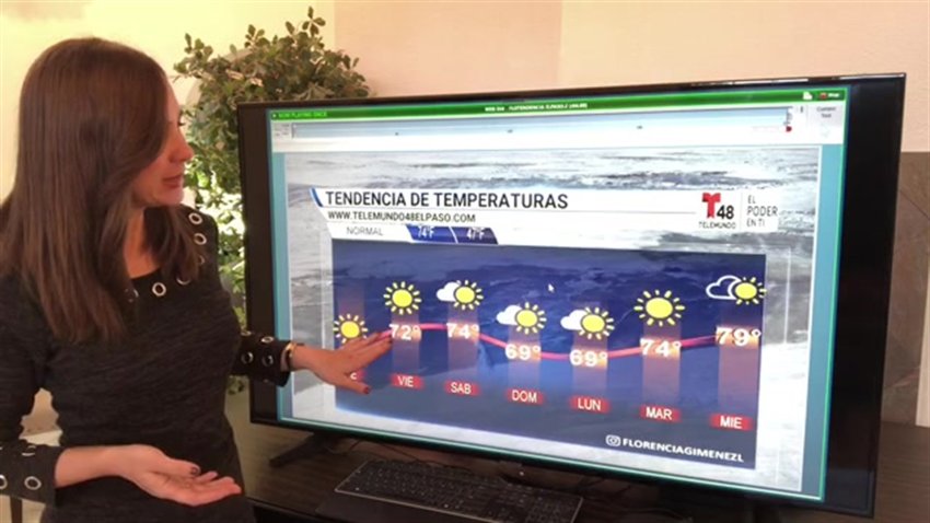 El cielo se va aclarando poco a poco con máxima de 54°F