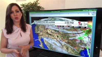 Noche despejada con temperatura de 59°F