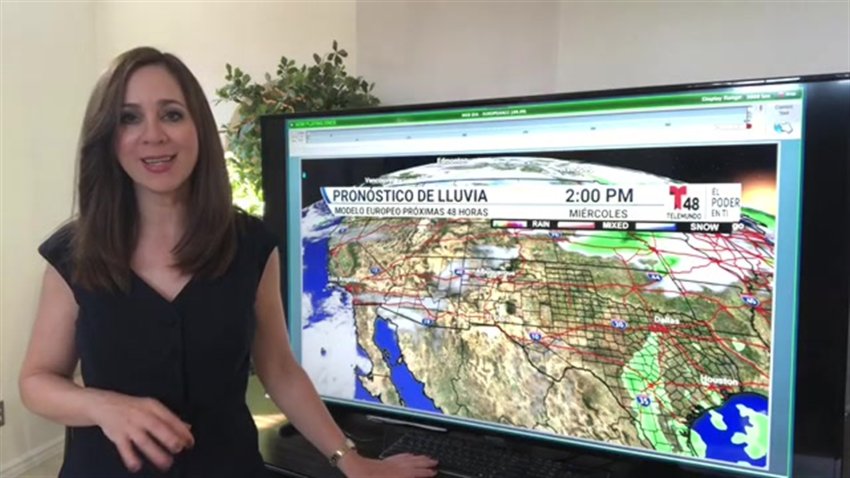 Lunes con temperatura cálida de 89°F