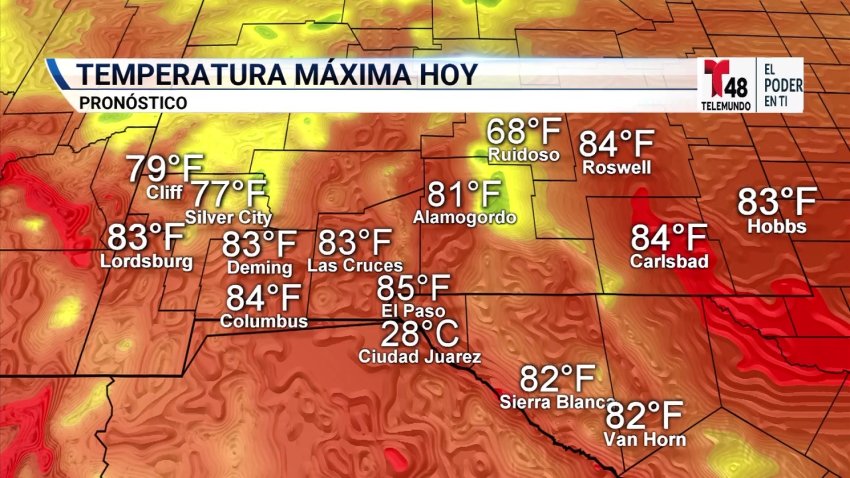 Jueves con temperatura en los mediados 80s algunas brisas de 10-20 mph y nubosidades en nuestra región debido a un sistema frontal ligero que nos visita.