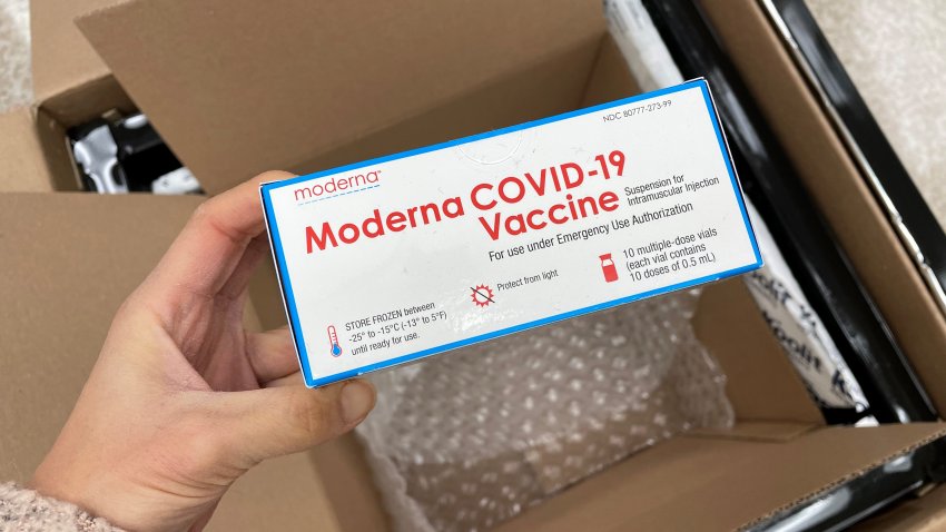 Moderna's COVID-19 vaccine arrives in San Diego.