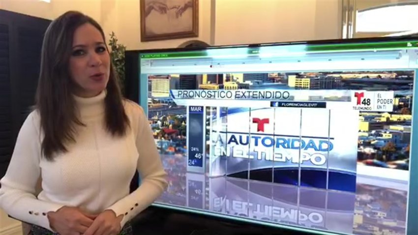 Día soleado y con vientos esperando la llegada de un frente frío esta madrugada que podría dejar precipitación mixta