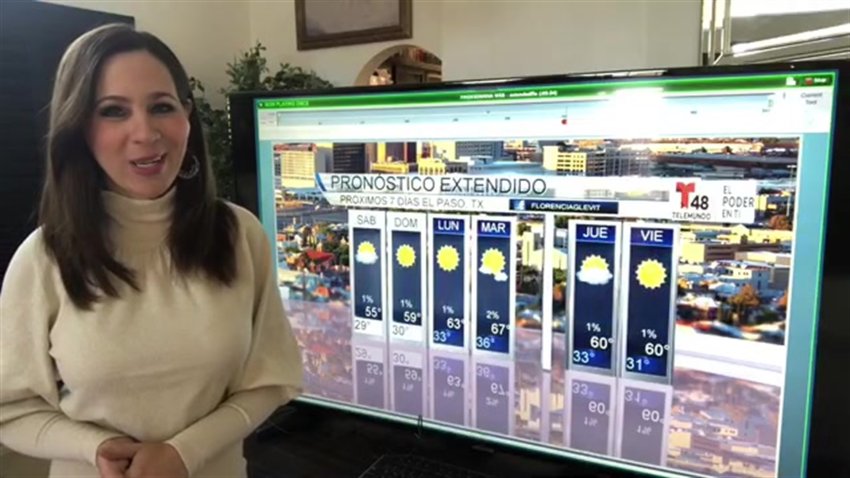 Viernes mayormente soleado con máxima de 50°F