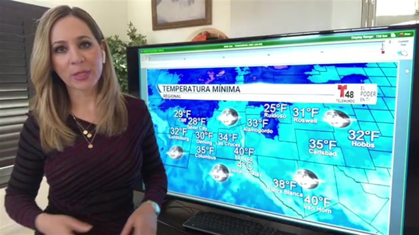 Frente frío trae descenso en las temperaturas y posibilidad de lluvia en las primeras horas del día