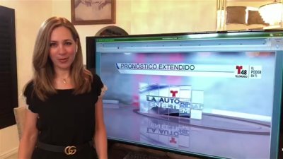 Lunes con temperatura aumentando a los 94°F y posibilidad de precipitación