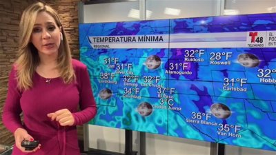 Descenso de temperatura hoy con máxima de 62°F