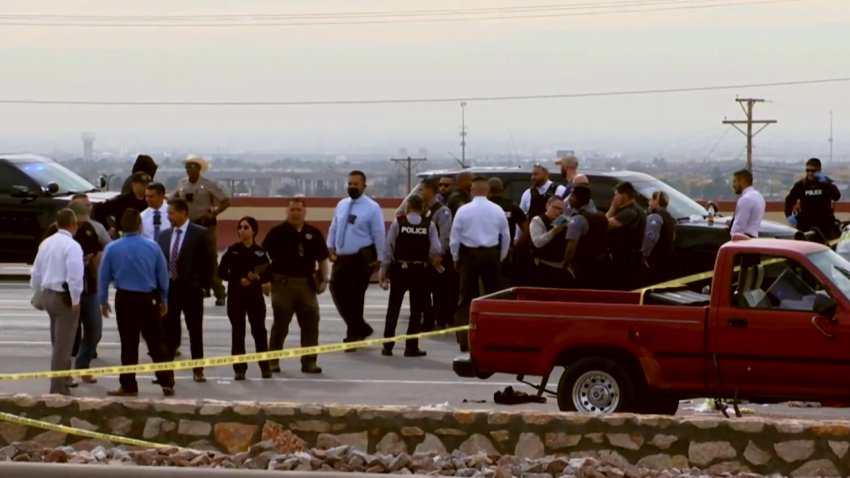 Persecución en El Paso termina en choques, disparos y robos