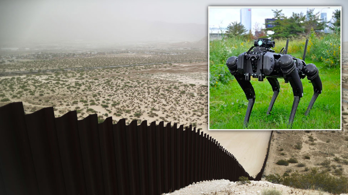 Perros robots de 100 libras: la nueva estrategia con la que EEUU busca blindar la frontera