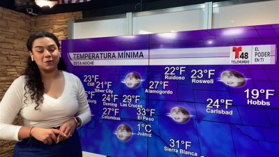 Jueves mayormente soleado con temperatura de 56°F