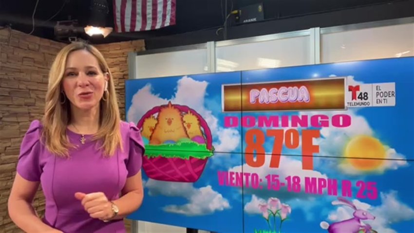 Viernes mayormente soleado con temperatura cálida de 85°F