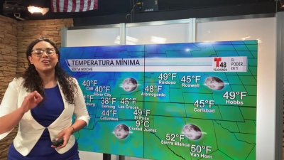 Jueves nublado con temperatura calida de 81°F