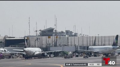 Un avión estuvo a punto de chocar con otro durante aterrizaje en el AICM