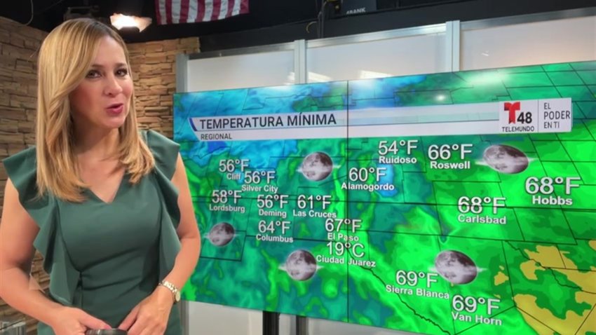 Martes soleado con temperatura de 97°F
