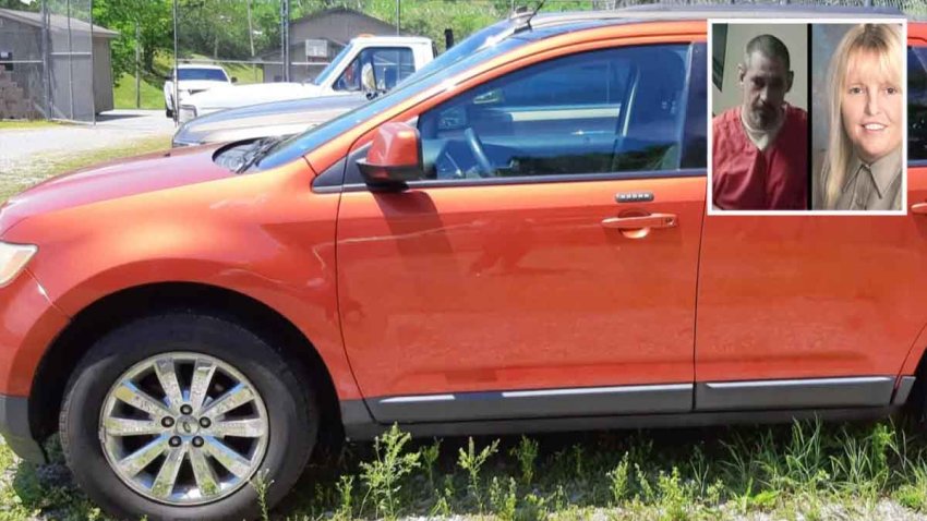 Hallan auto que pudo haber sido conducido por reo y guardia de cárcel de Alabama