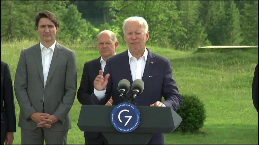 En video: este fue el mensaje de Biden en la cumbre del G7