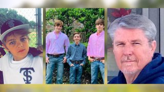 Crime Stoppers of Houston identified the victim as Mark Collins, 66; Waylon Collins, 18; Carson Collins, 16; Hudson Collins, 11;, and Bryson Collins, 11.