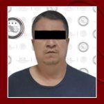 Raul Hernandez, mugshot. The Office of the Mexican Attorney-General (PGR) puts a black bar over the eyes of suspects in mugshots.