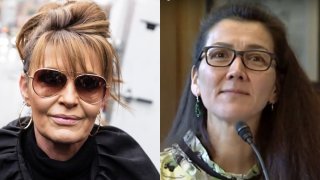 Sarah Palin y Mary Peltola