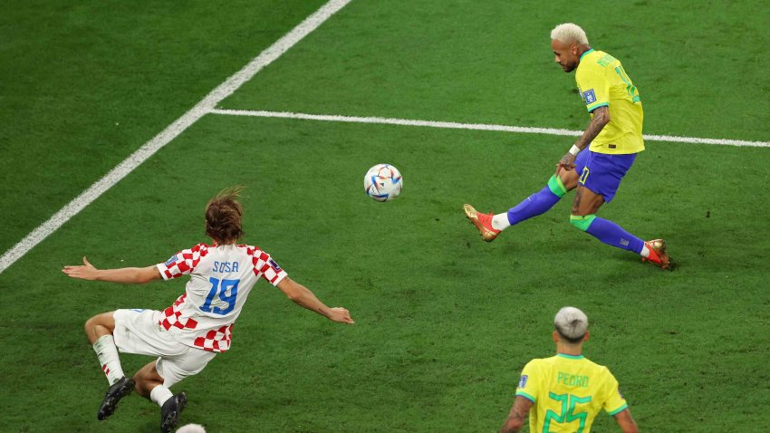 Video: agónico gol de Neymar para el 1-0 de Brasil ante Croacia en el tiempo extra