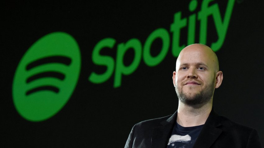 Daniel Ek, CEO of Swedish music streaming service Spotify.