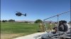 Helicóptero aterriza en campamento de verano en escuela de Las Cruces como parte de campaña anti drogas