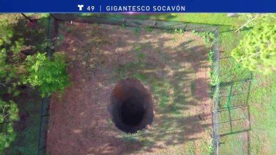Se abre otra vez enorme socavón que se tragó vivo a un hombre en Florida hace 10 años